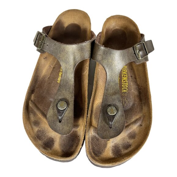 Copper Color Gizeh Birkenstocks - Picture 2 of 7